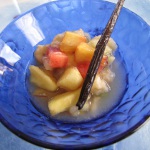 salade de fruits à la vanille