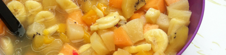 Salade de fruits pétillante